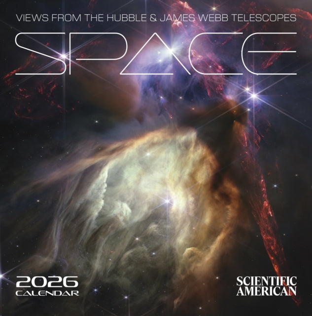 Space Views from the Hubble and James Webb Telescopes 2026 Wall Calendar