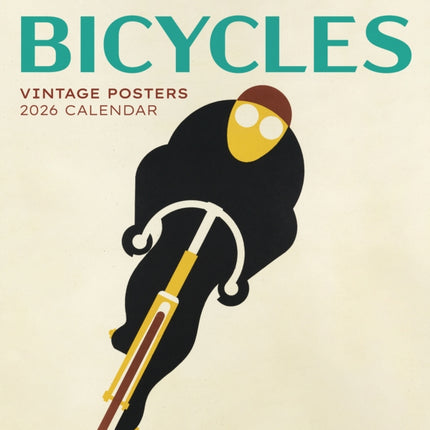Bicycles Vintage Posters 2026 Wall Calendar