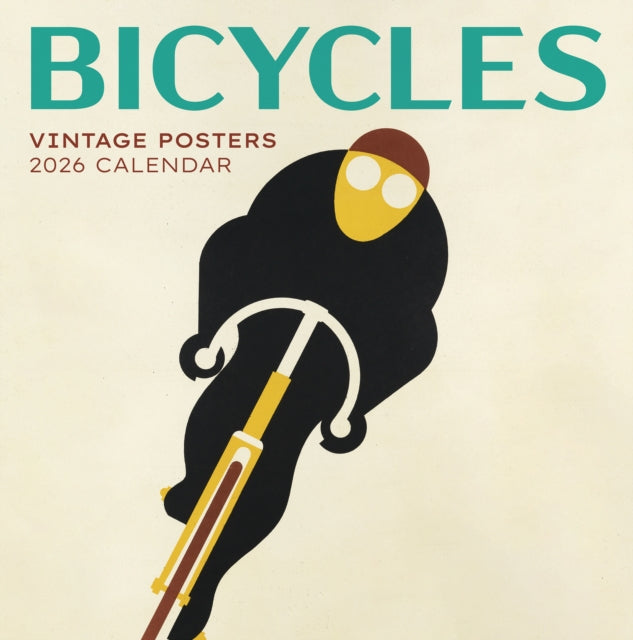Bicycles Vintage Posters 2026 Wall Calendar