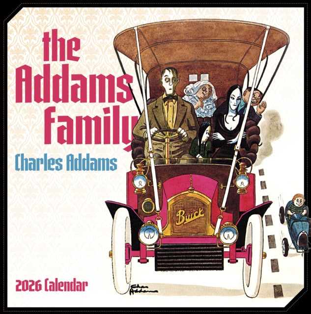 Charles Addams The Addams Family 2026 Wall Calendar