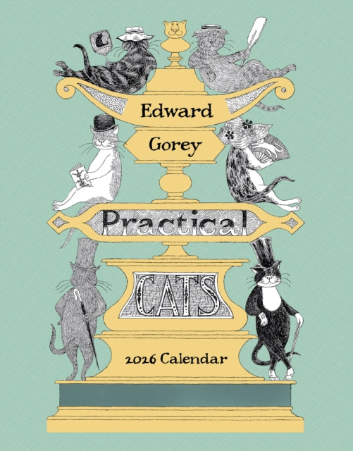 Edward Gorey Practical Cats 2026 Mini Wall Calendar
