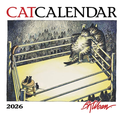 B. Kliban CatCalendar 2026 Mini Wall Calendar