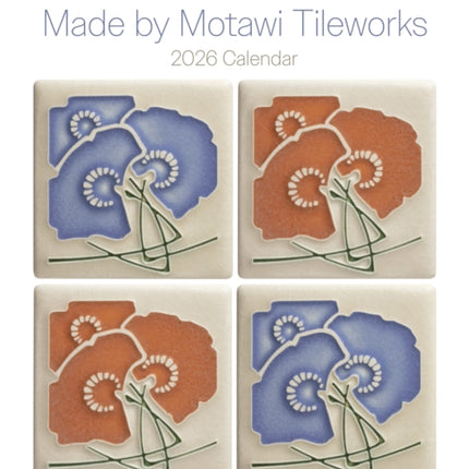 Arts  Crafts Tiles Made by Motawi Tileworks 2026 Mini Wall Calendar