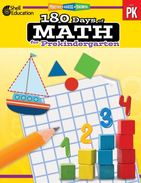 180 Days of Math for Prekindergarten: Practice, Assess, Diagnose