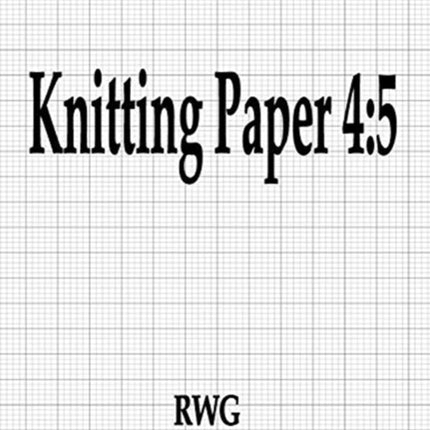 Knitting Paper 4