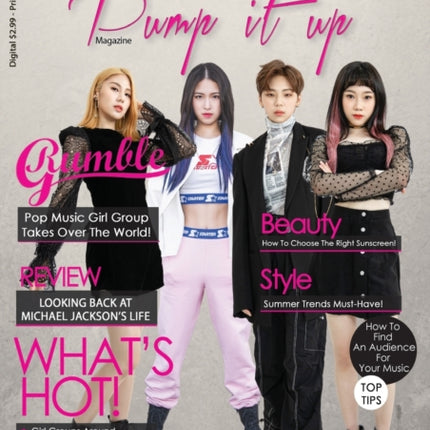 Pump it up Magazine  KPop Sensation RUMBLE G  August 2021
