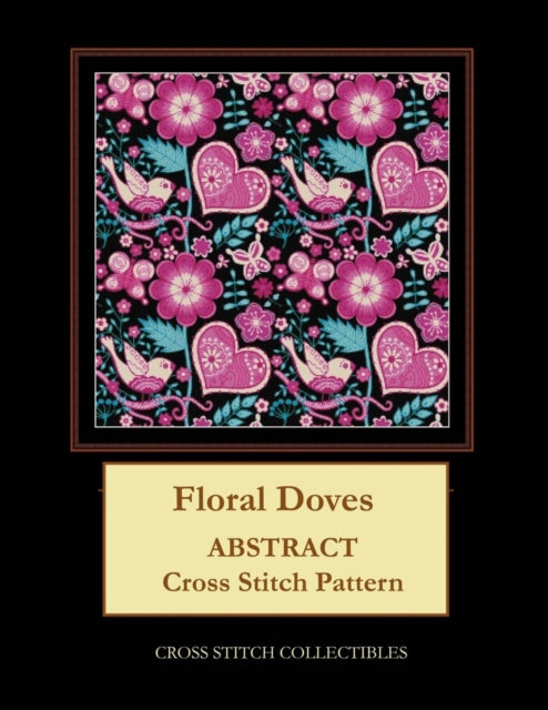 Floral Doves: Abstract Cross Stitch Pattern