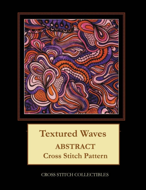 Textured Waves: Abstract Cross Stitch Pattern