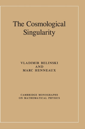 The Cosmological Singularity