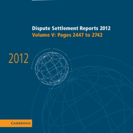 Dispute Settlement Reports 2012 Volume 5 Pages 24472742