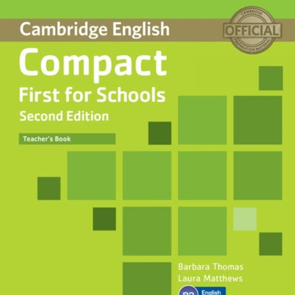 Compact First for Schools Teacher's Book