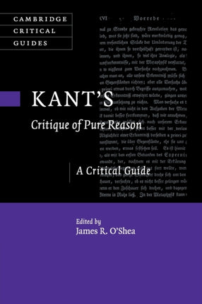 Kants Critique of Pure Reason