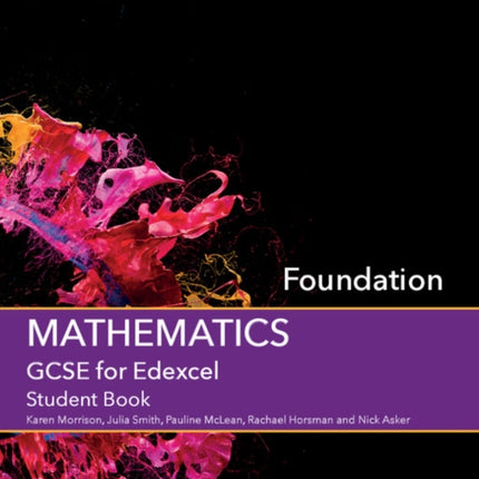 GCSE Mathematics for Edexcel Foundation Student Book