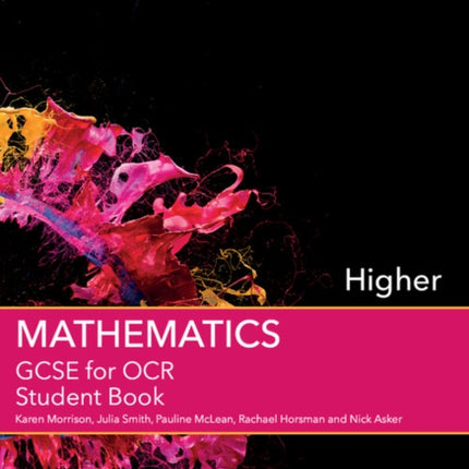 GCSE Mathematics for OCR Higher Student Book