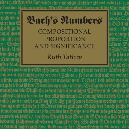 Bachs Numbers