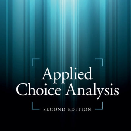 Applied Choice Analysis