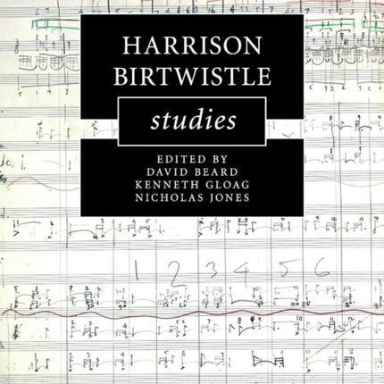 Harrison Birtwistle Studies