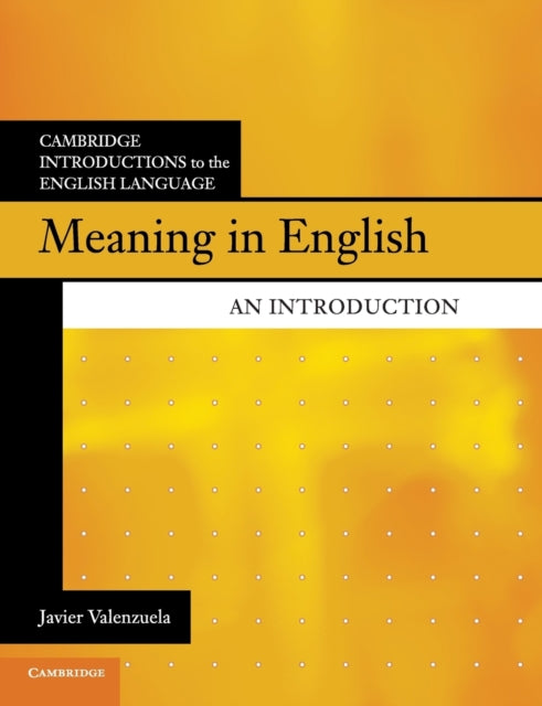 Meaning in English: An Introduction