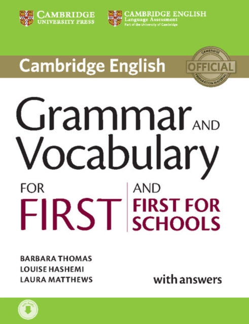 Grammar and Vocabulary for First and First for