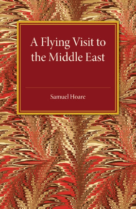 A Flying Visit To The Middle East