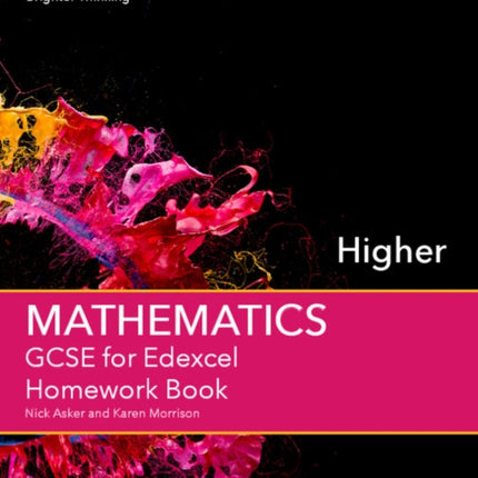 GCSE Mathematics for Edexcel Higher Homework Book