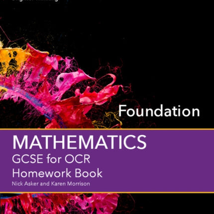 GCSE Mathematics for OCR Foundation Homework Book