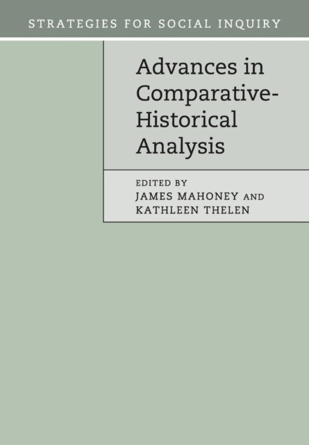 Advances in ComparativeHistorical Analysis
