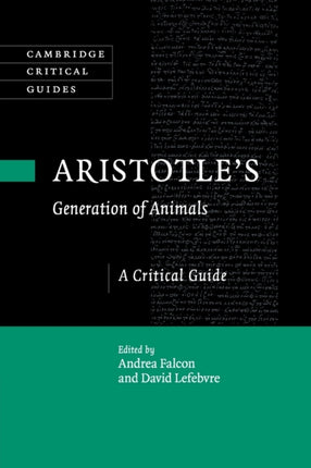 Aristotles Generation of Animals