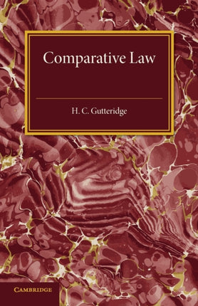 Comparative Law An Introduction to the Comparative Method of Legal Study and Research
