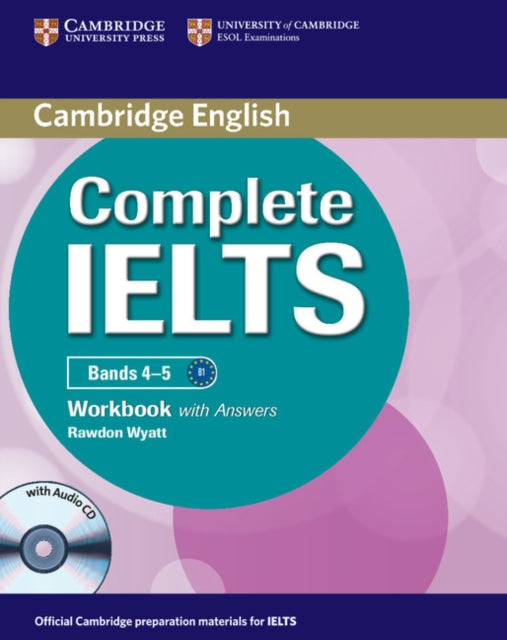 Complete IELTS Bands 45 Workbook with Answers with Audio CD