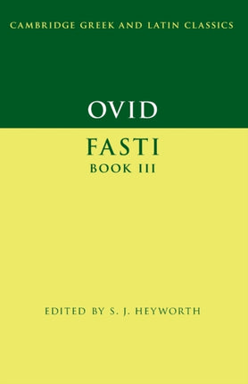 Ovid Fasti Book 3