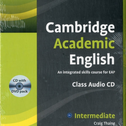 Cambridge Academic English B1 Intermediate Class