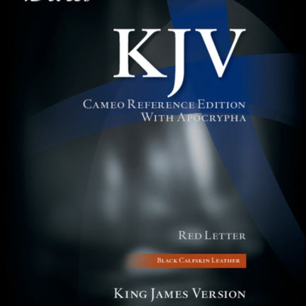 KJV Cameo Reference Bible with Apocrypha Black