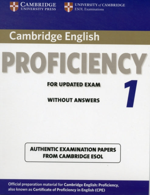 Cambridge English Proficiency 1 for Updated Exam