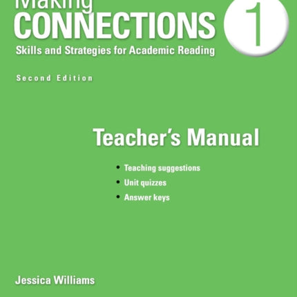 Making Connections Level 1 Teachers Manual