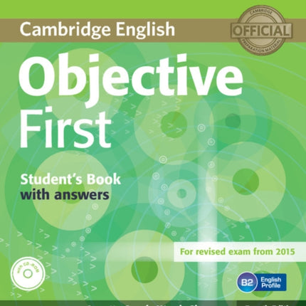 Objective First Students Book with Answers with CDROM