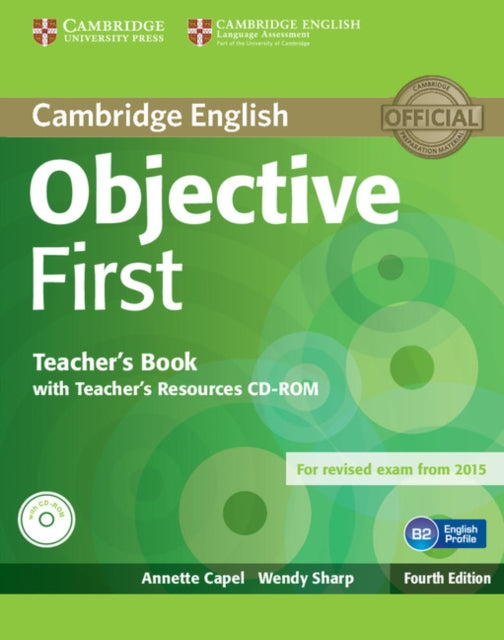 Objective First Teachers Book with Teachers Resources CDROM