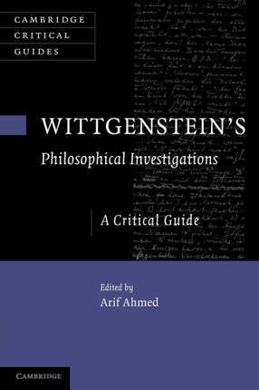 Wittgensteins Philosophical Investigations A Critical Guide Cambridge Critical Guides