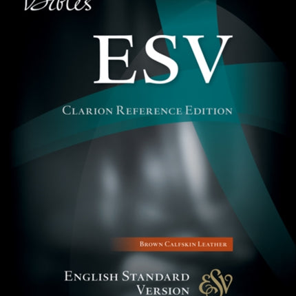 ESV Clarion Reference Bible Brown Calfskin Leather ES485X