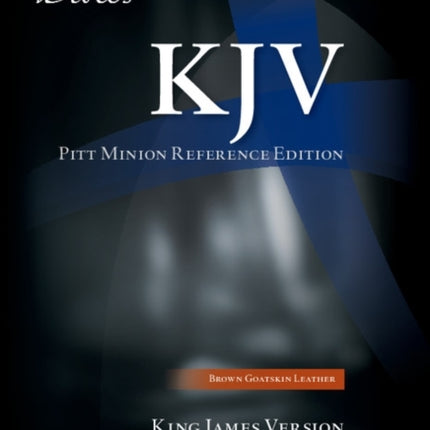 KJV Pitt Minion Reference Bible Brown Goatskin