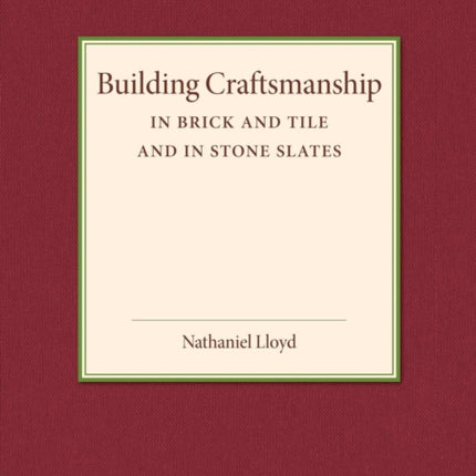 Building Craftsmanship