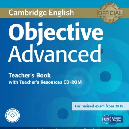 Objective Advanced Teachers Book with Teachers Resources CDROM