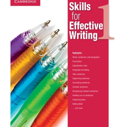 Skills for Effective Writing Level 1 Students