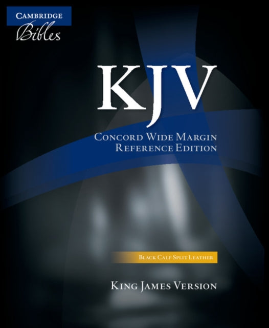 KJV Concord Wide Margin Reference Bible Black