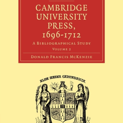 Cambridge University Press 16961712 2 Volume Set Cambridge University Press 16961712 A Bibliographical Study Vol I Volume 1