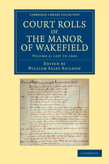 Court Rolls of the Manor of Wakefield