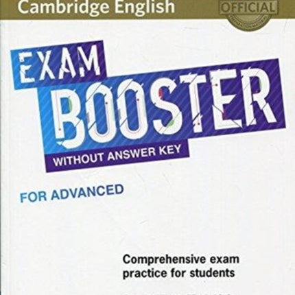 Cambridge English Exam Booster for Advanced without Answer Key with Audio