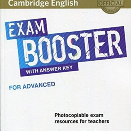 Cambridge English Exam Booster for Advanced with Answer Key with Audio