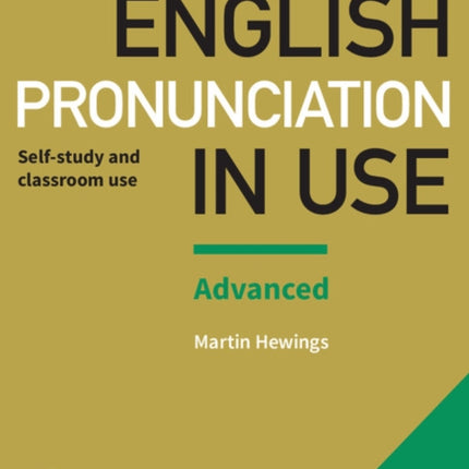 English Pronunciation in Use Advanced Book with Answers and Downloadable Audio