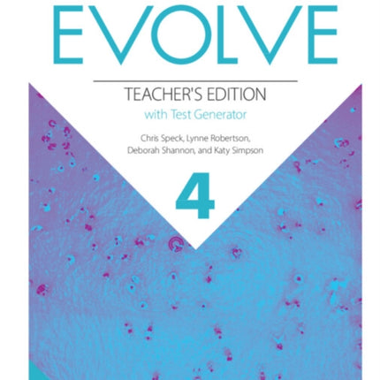 Evolve Level 4 Teachers Edition with Test